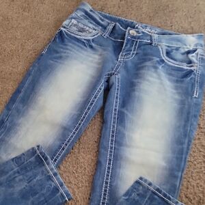 Amethyst Faded Ankle Jeans